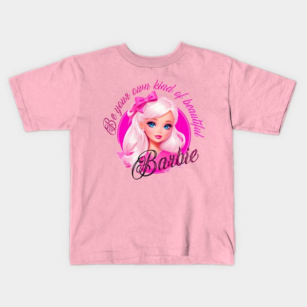 barbie Kids T-Shirt by AOAOCreation